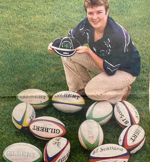 Ali McGrandles 50 Caps for Scotland Womens Rugby