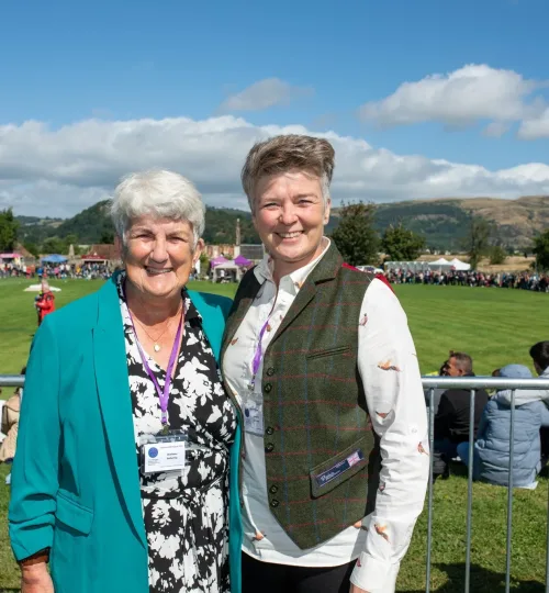 ali mcgrandles and nancy mcgrandles stirling highland games 2022